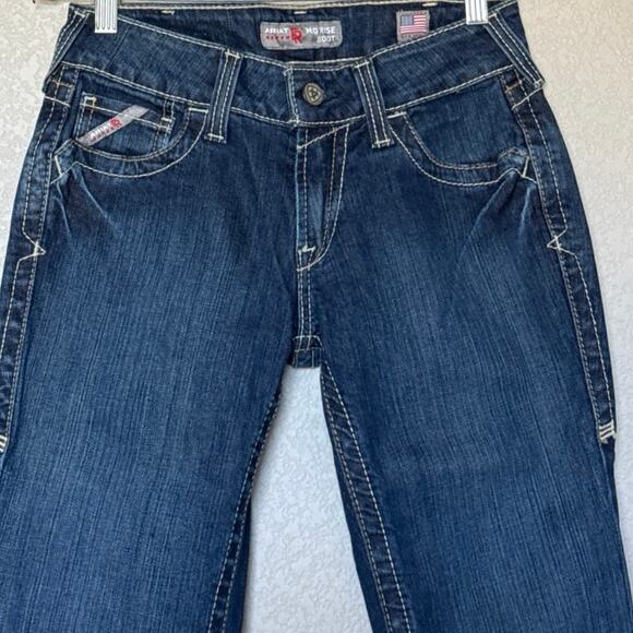 Ariat Women’s FR DuraStretch Midrise Boot Cut Jean NEW Size 25R 10016176 - Picture 7 of 12